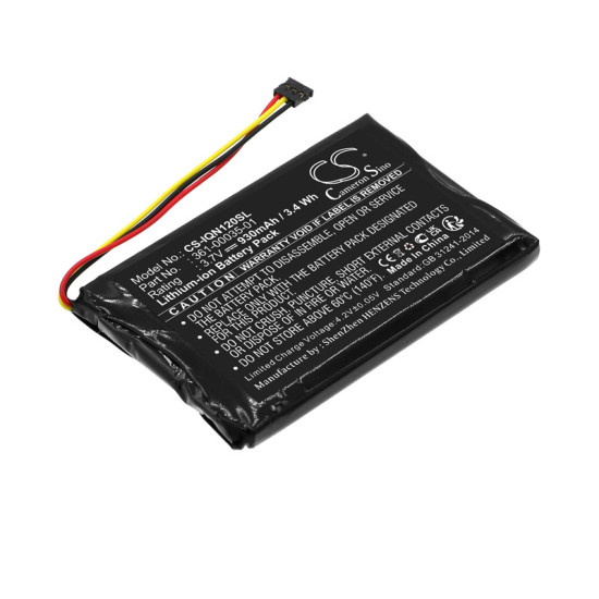 Cameron Sino CS-IQN120SL 3.7V 930mAh Li-ion baterija za GPS navigaciju Garmin Drive Assist 50 361-00035-01