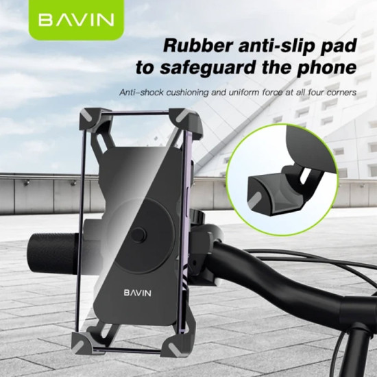 Bavin PC1027 držač za bicikl motor skuter crni trotinet 