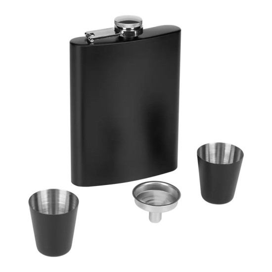 CASTELLI 41.207.10  Decant 8 Set pljoska sa čašicama crni