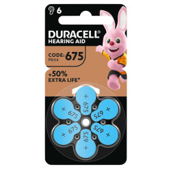Duracell 675/PR44 1.45V 1/6 baterija za slušni aparat