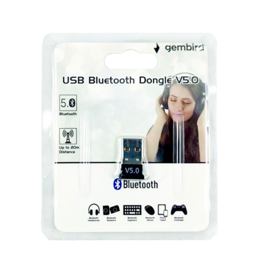 Gembird BTD-MINI8 USB2.0/3.0 Bluetooth dongle v5.0,