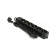 Gembird SPG6-B-15 6 utičnica (3x1.0mm) black produžni kabel sa zaštitom 4.5m