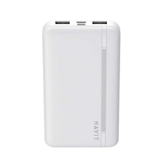 HAVIT PB89 10000Mah 18.5W power bank Li-ion externa baterija (beli)