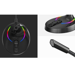 Havit Gejmerski USB Mikrofon RGB GK55 2m