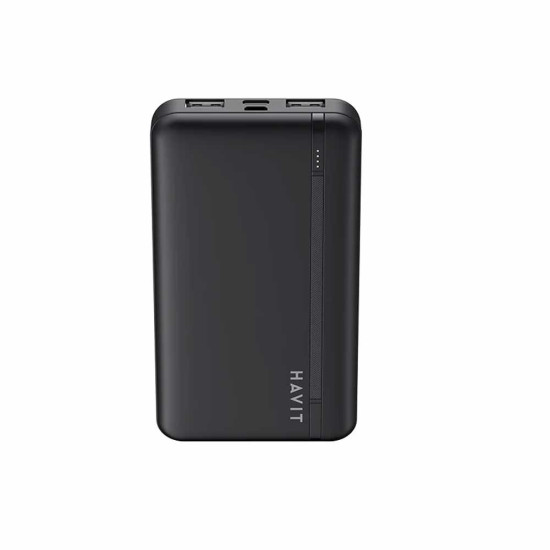 HAVIT PB89 10000Mah 2xUSB power bank Li-ion externa baterija (crni)