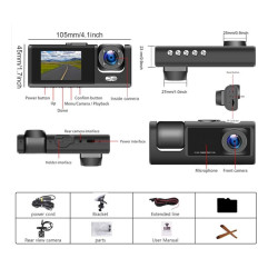 Kettz HD-K909 DVR auto kamera