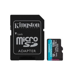 Kingston SDCG3/128 128GB MicroSD Canvas Go! w/SD adapter