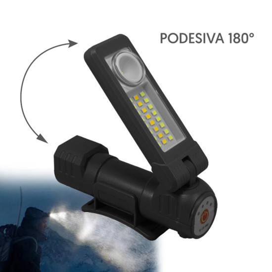 LED naglavna punjiva lampa 20463-5692BK