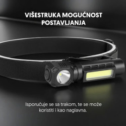 Prosto PL6721 3W XPE LED punjiva baterijska lampa