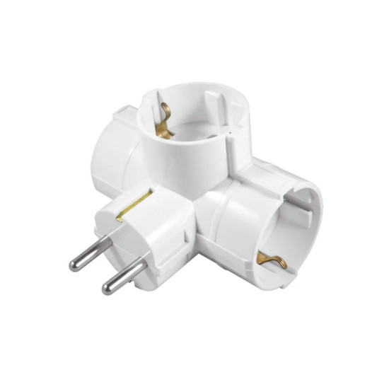 Prosto TPF26C/WH-P strujni razdelnik sa 3 utičnice