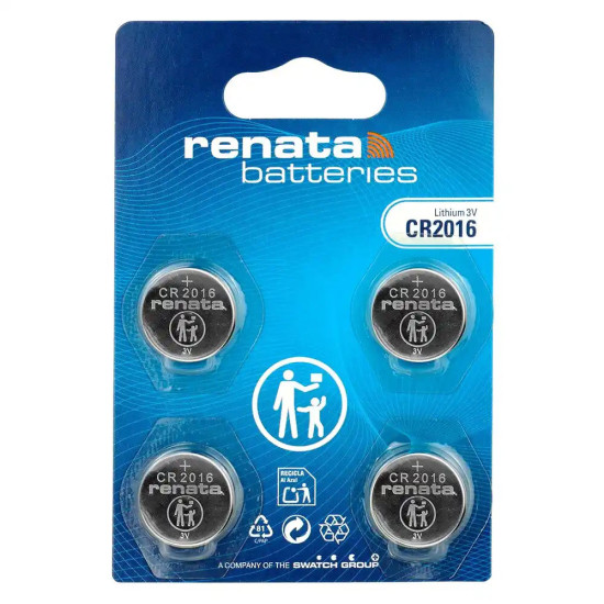 Renata CR2016 3V 1/4 litijumska baterija