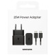 Samsung 25w Type-C + kabl Type-C ( EP-T2510 ) crni brzi punjač