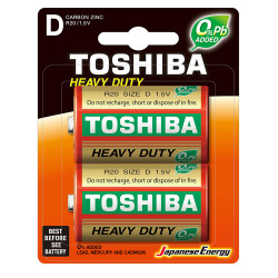 Toshiba HEAVY DUTY R20 1/2 1.5V baterija