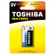 Toshiba HIGH POWER 6LR61 9V alkalna baterija
