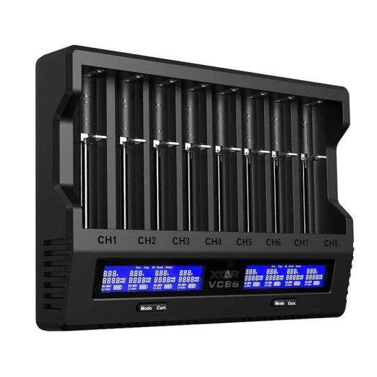 XTAR VC8S punjač Li-ion, Ni-Cd, Ni-MH baterija