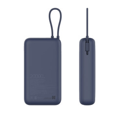 Xiaomi 20000mAh 33W sa kablom Type C plavi