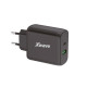 Xwave GaN65w-AC GaN 65W USB-A + USB-C, ultra-brzi punjač za mobilne, tablete, crni