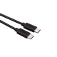 Xwave TIP-C - M/M 5Gbp/s 2m 3A / kabl muški na muški 5Gbps,blister, crni