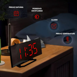 Yiwu Moon Star 18429-5986RD digitalni budilnik