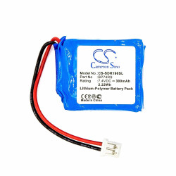 Cameron Sino CS-SDR190SL 7.4V 300mAh Li-Polymer baterija za ogrlicu za psa Dogtra 1900S BP74RS