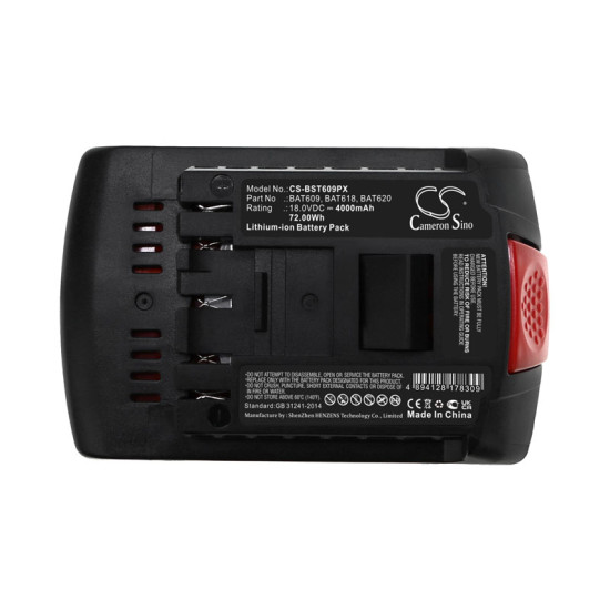 Cameron Sino CS-BST609PX 18V 4000mAh Li-ion punjiva baterija BAT611 za BOSCH 36618B