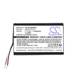 Cameron Sino CS-BLM800SL 3.7V 1200mAh Li-ion punjiva baterija za Bosch GLM80, GLM 100, 2 609 169 034