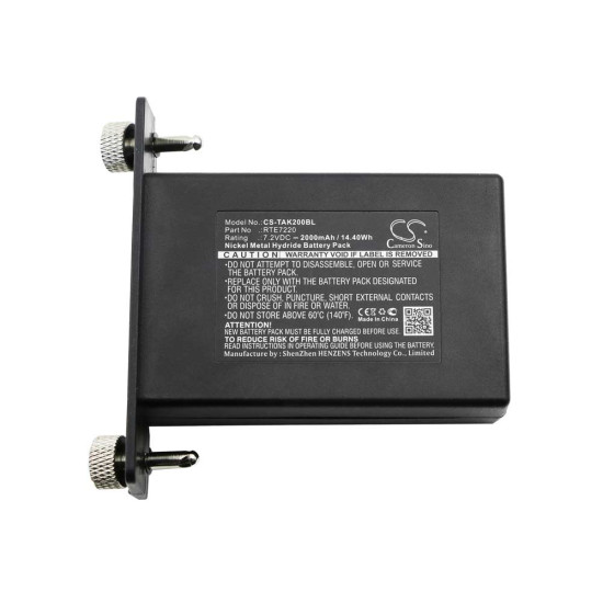 Cameron Sino CS-TAK200BL 7.2V 2000mAh Ni-MH baterija za daljinski upravljač krana Schwing 491001057, Teletec RTE7220