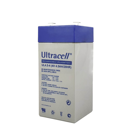 Ultracell UL4.5-4 4V 4.5Ah VRLA stacionarni akumulator