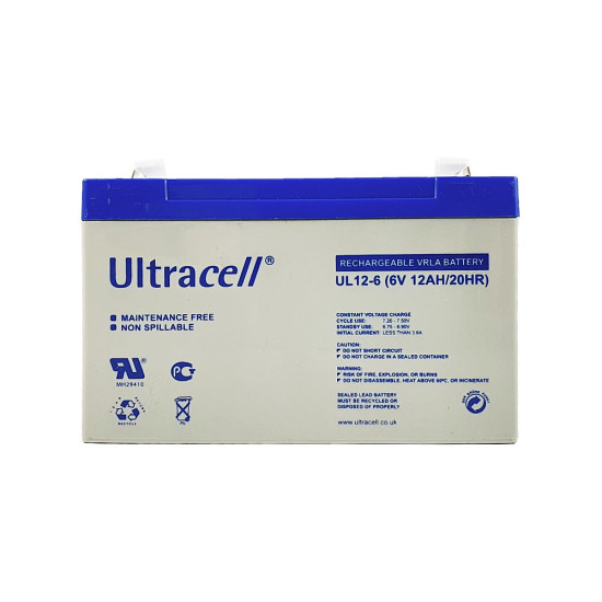 Ultracell UL12-6 F1 6V 12Ah VRLA stacionarni akumulator