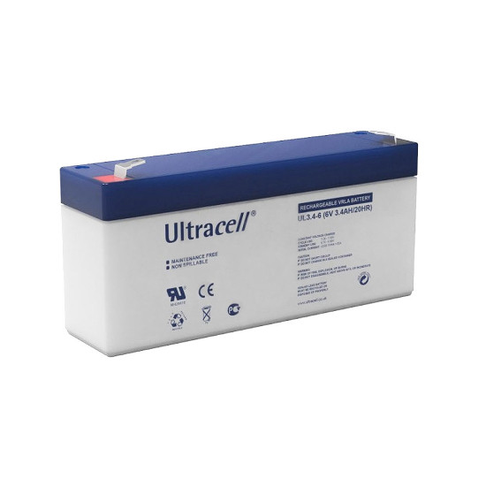 Ultracell UL3.4-6 6V 3.4Ah VRLA stacionarni akumulator