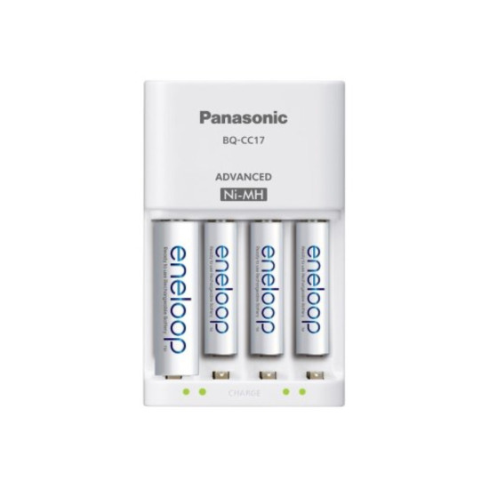 Panasonic eneloop K-KJ17MCD40E BQ-CC17 + 4 AA 2000mAh (7h) punjač baterija