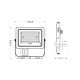Prosto LRFK02W-30/WS 30W LED reflektor sa PIR senzorom