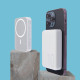 Remax USION RPP-65 15W MAGNETIC WIRELESS FAST CHARGE 10000mAh (Beli) power bank Li-ion eksterna baterija