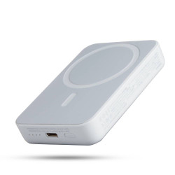 Remax USION RPP-65 15W MAGNETIC WIRELESS FAST CHARGE 10000mAh (Beli) power bank Li-ion eksterna baterija