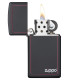Zippo 1618ZB Slim Black Zippo Bor upaljač