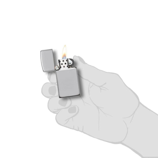 Zippo 1610 Slim-High Polish Chrom upaljač